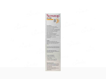 Sunstop Acne Advanced Sun Protection Gel SPF 30 Pack Of 2 30Gm