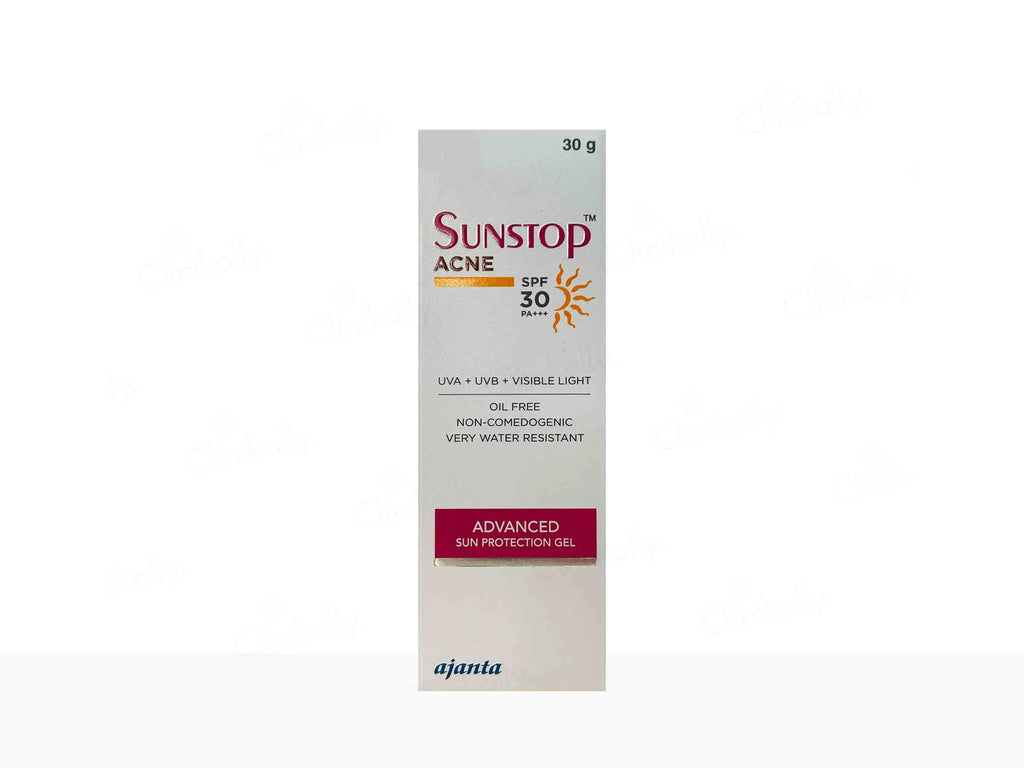 Sunstop Acne Advanced Sun Protection Gel SPF 30 Pack Of 2 30Gm
