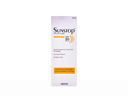Sunstop 30 Sunscreen Lotion SPF 30 60Gm Pack Of 2