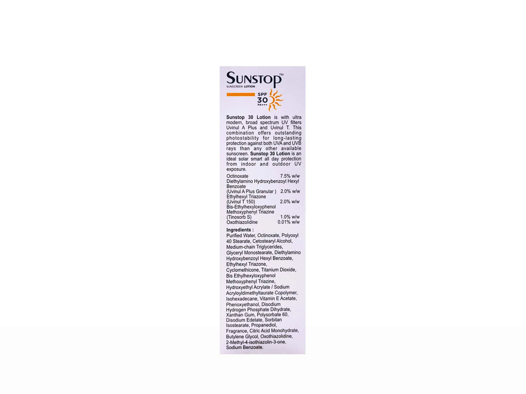 Sunstop 30 Sunscreen Lotion SPF 30 60Gm Pack Of 2