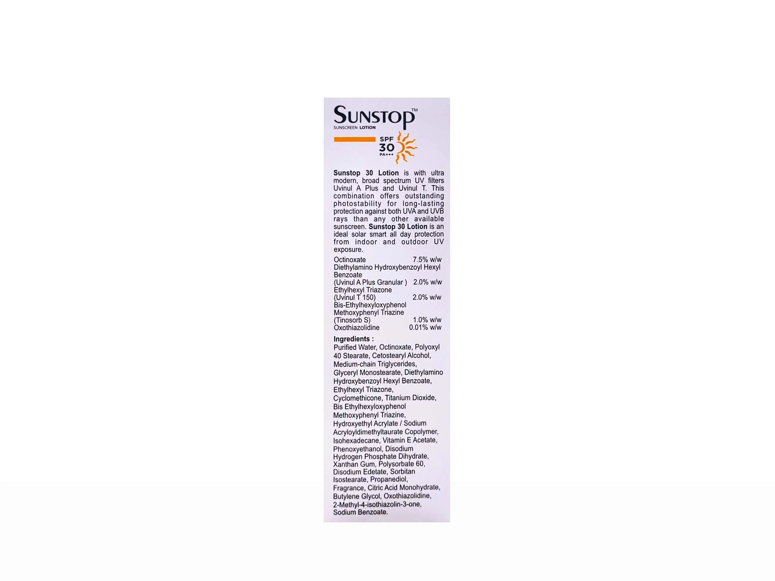 Sunstop 30 Sunscreen Lotion SPF 30 60Gm Pack Of 2