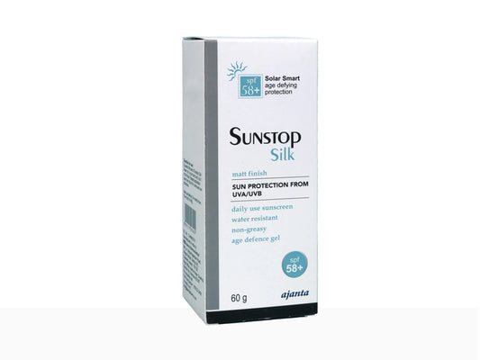 Sunstop Silk Sunscreen Matt Finish SPF 58 60Gm