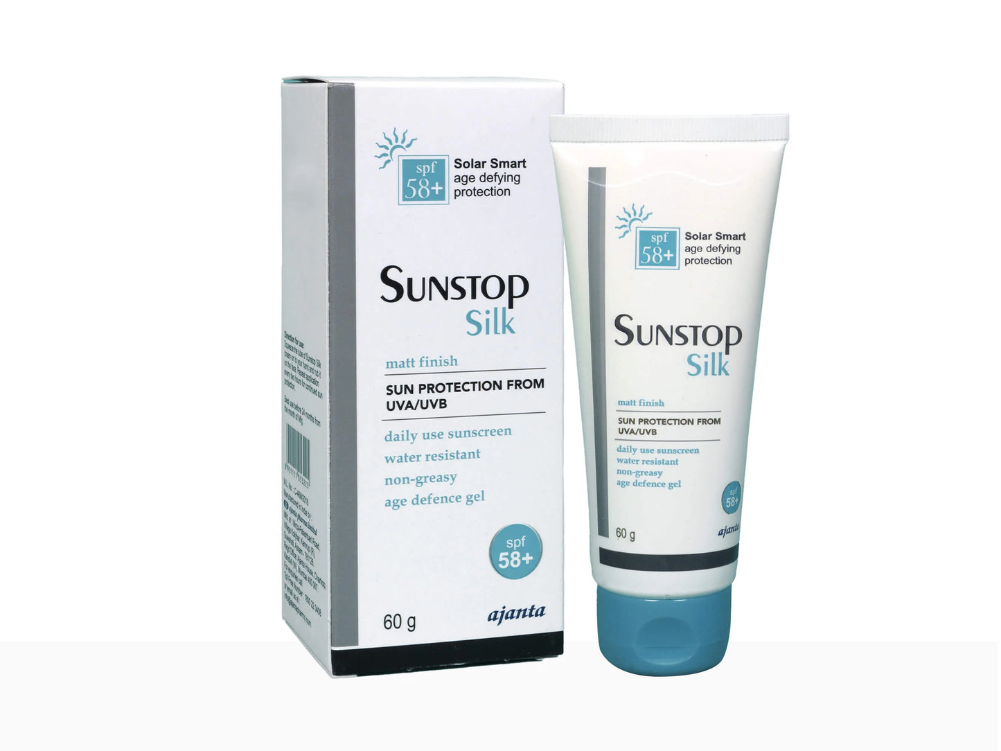 Sunstop Silk Sunscreen Matt Finish SPF 58 60Gm
