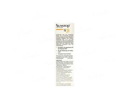 Sunstop 19 Sunscreen Cream 60Gm Pack Of 2
