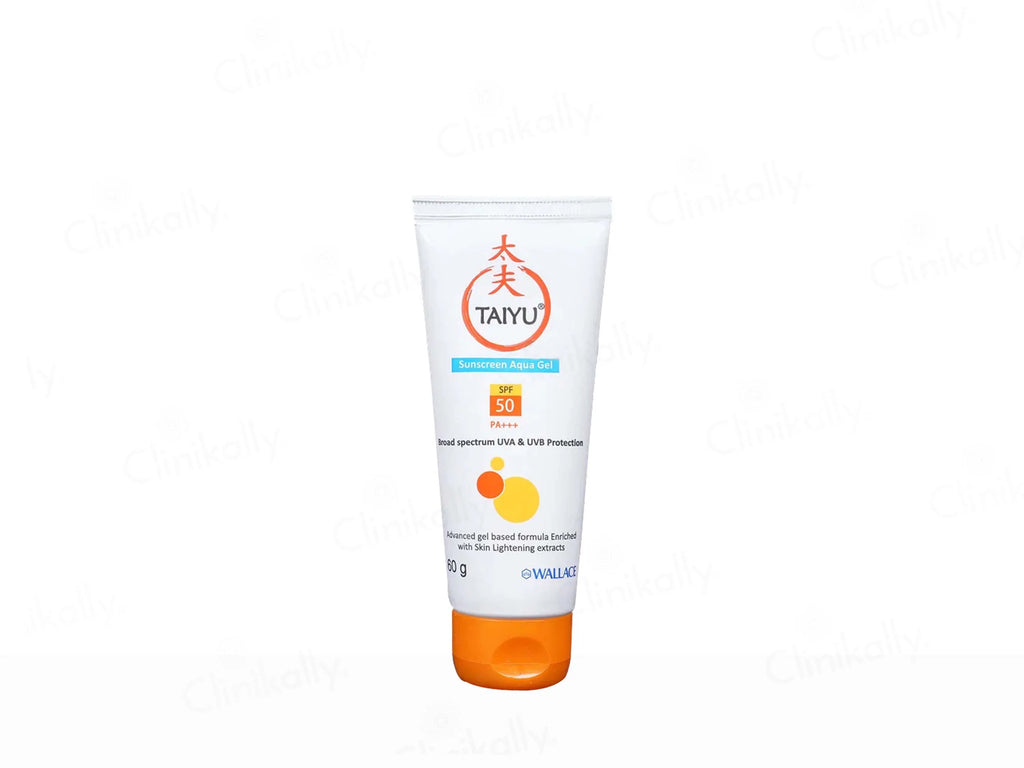 Taiyu Sunscreen Aqua Gel SPF 50 PA+++ 60Gm