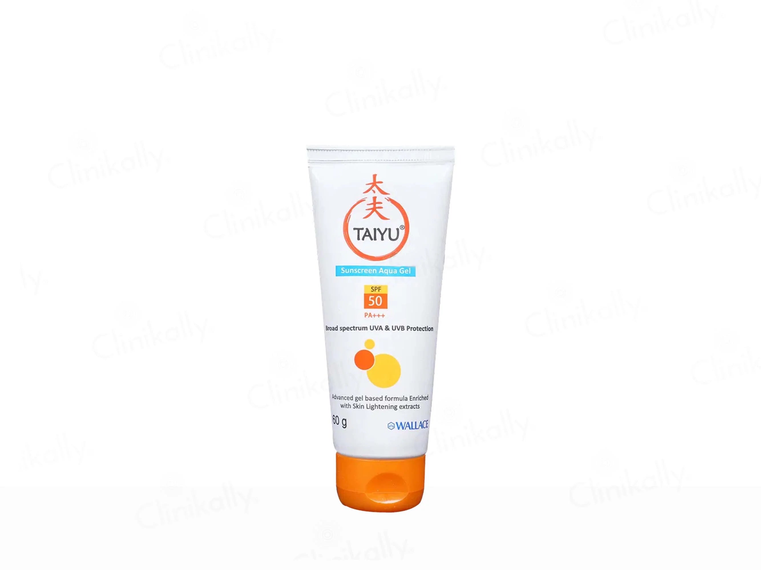 Taiyu Sunscreen Aqua Gel SPF 50 PA+++ 60Gm