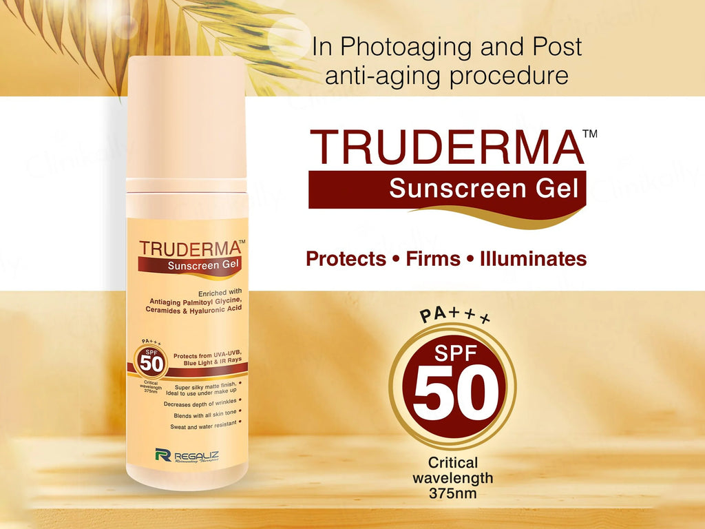 Truderma Silicone Sunscreen Gel SPF 50+ 50gm