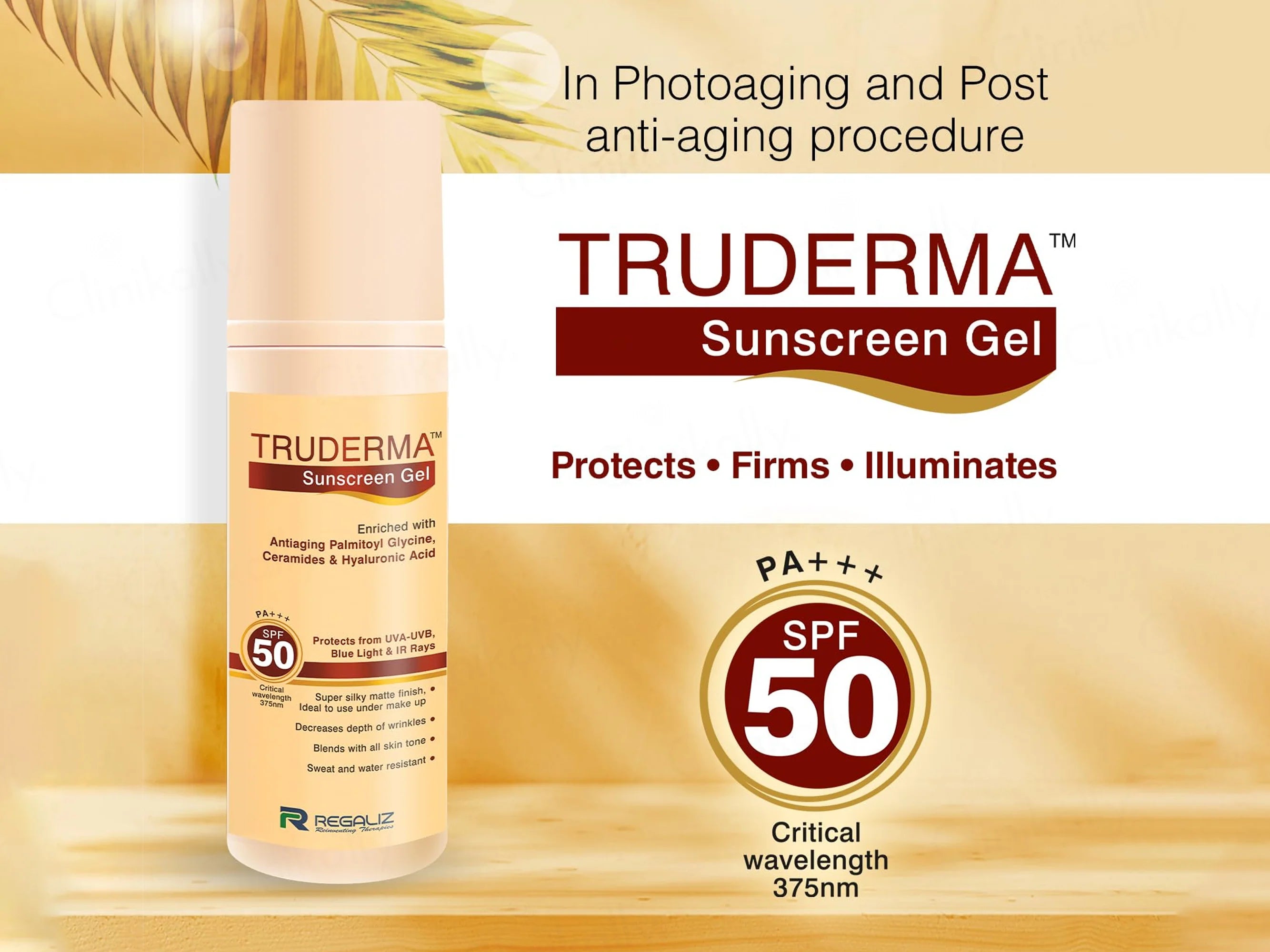 Truderma Silicone Sunscreen Gel SPF 50+ 50gm
