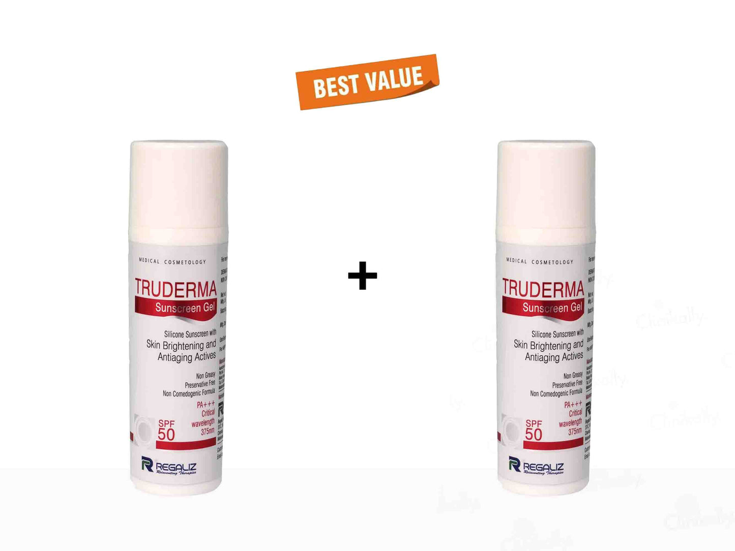 Truderma Silicone Sunscreen Gel SPF 50 PA 50Gm Pack Of 2