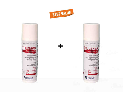 Truderma Silicone Sunscreen Gel SPF 50 PA 50Gm Pack Of 2