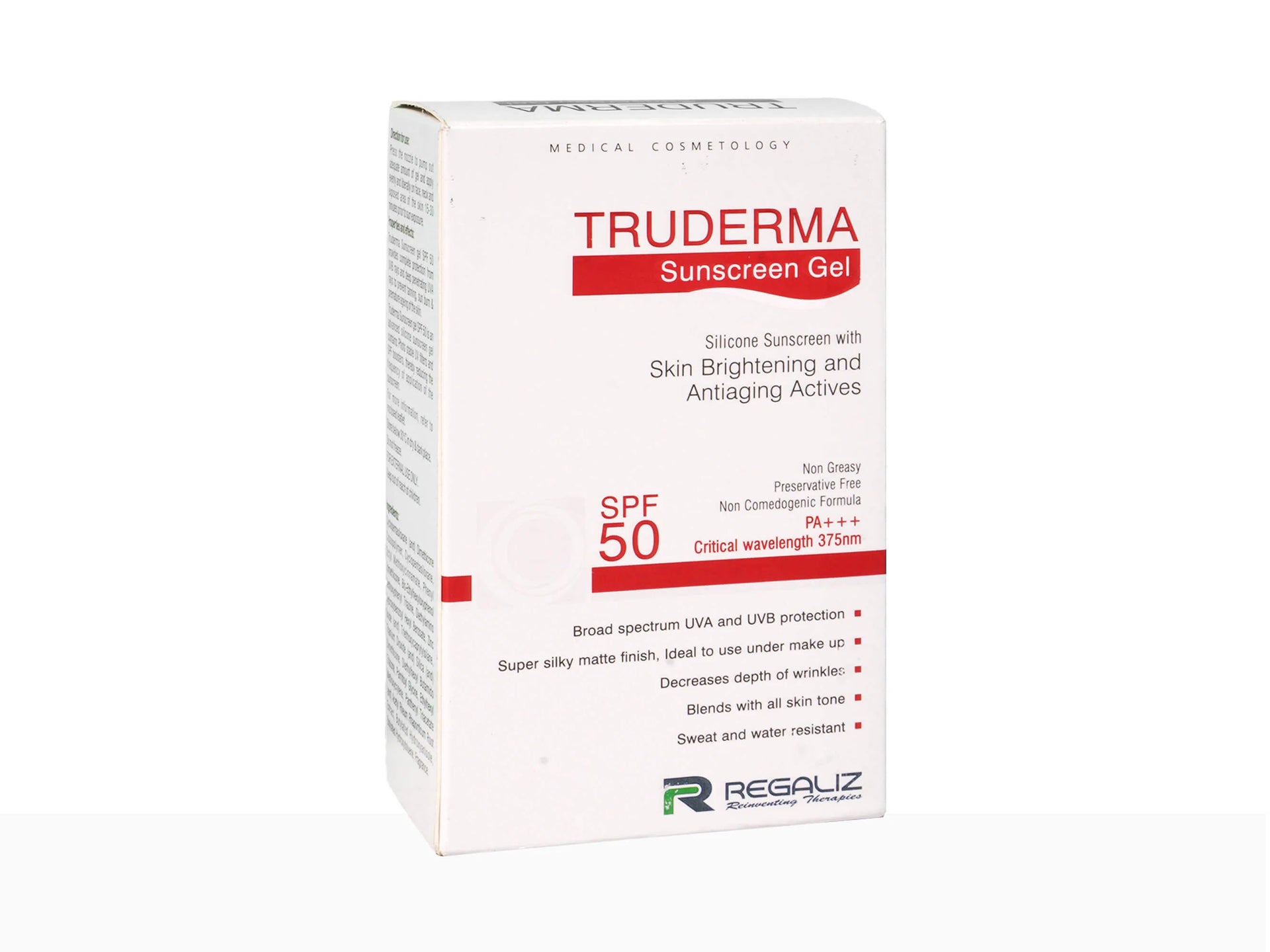 Truderma Sunscreen Gel SPF 50 PA+++ 50Gm
