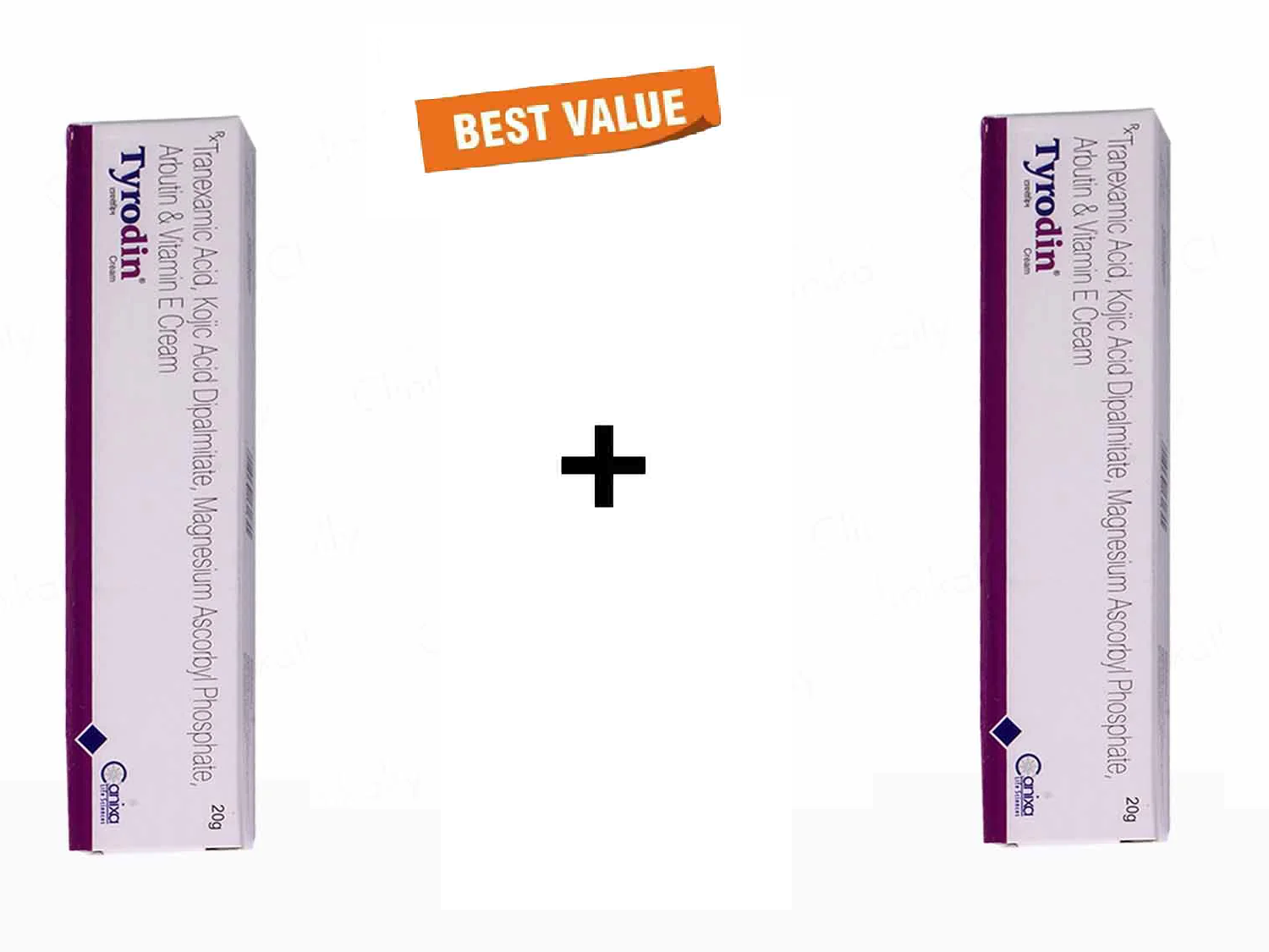 Tyrodin Cream 20Gm Pack Of 2