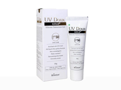 Brinton UV Doux Gold Silicone Sunscreen Gel SPF 50 PA+++ 50g