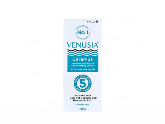 Dr. Reddy Venusia CeraPlus Intensive Skin Repair and Hydrating Lotion 100g (Pack Of 2)