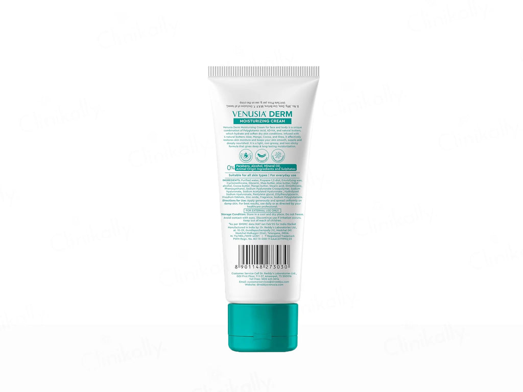 Venusia Derm Face & Body Moisturizing Cream 75Gm (Pack Of 2)