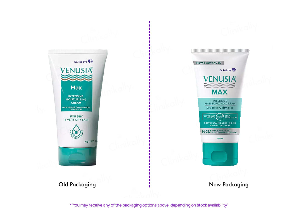 Venusia Max Intensive Moisturizing Cream 150Gm (Pack Of 2)