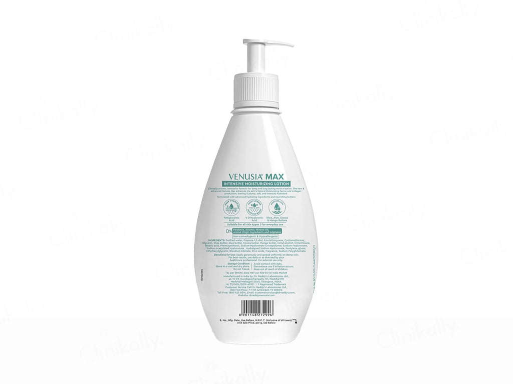 Venusia Max Intensive Moisturizing Lotion 50Gm