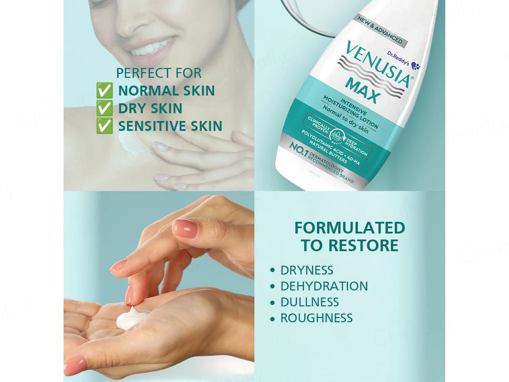 Venusia Max Intensive Moisturizing Lotion 50Gm