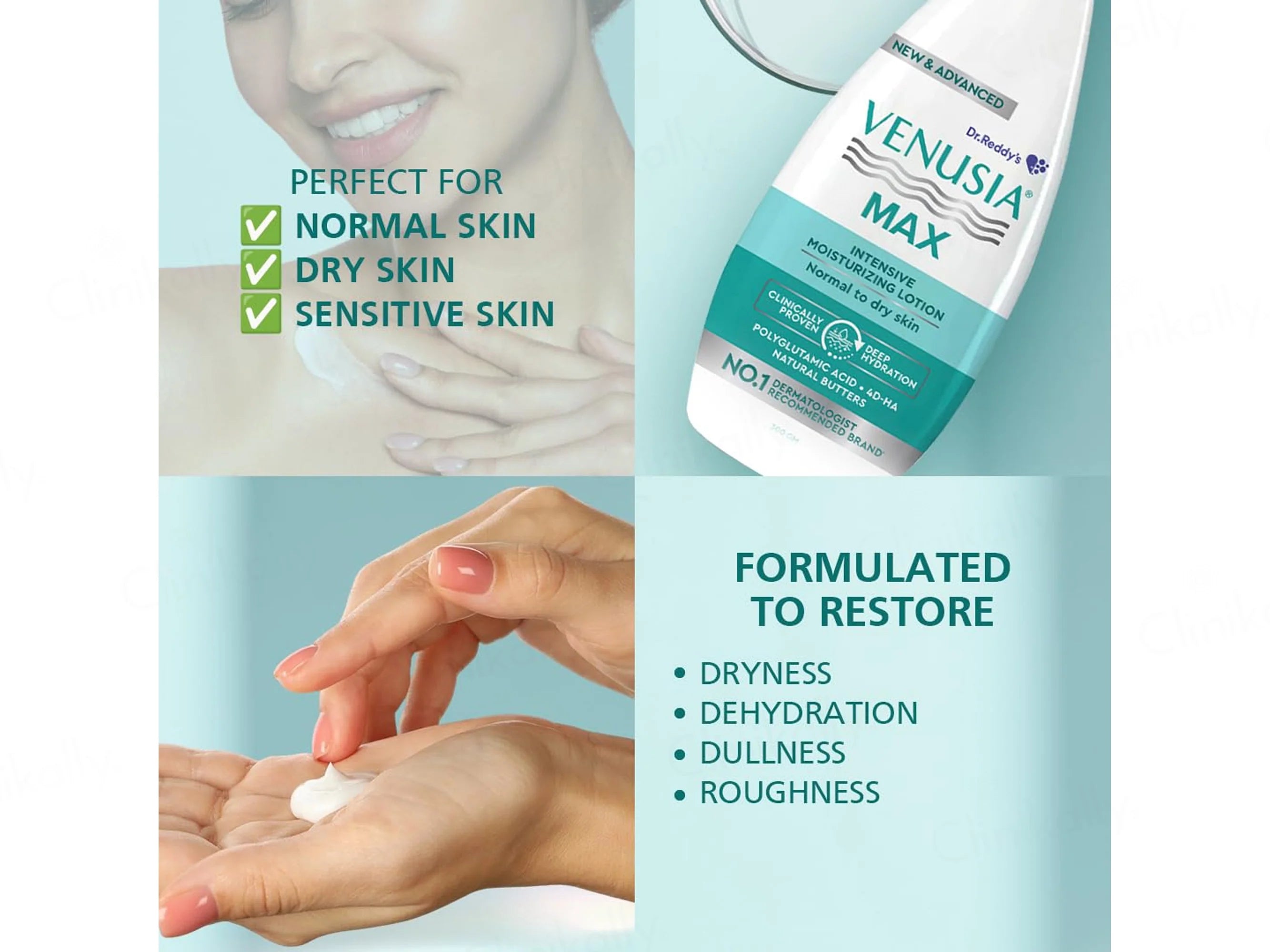 Venusia Max Intensive Moisturizing Lotion 50Gm