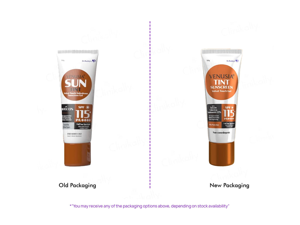 Venusia Sun Tint Velvet Touch Sunscreen Gel SPF 115+ PA++++ 50Gm