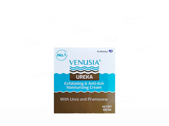 Venusia Ureka Exfoliating Moisturizing Cream 100Gm (Pack Of 2)
