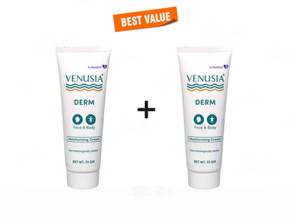 Dr Reddy Venusia Derm Moisturizing Cream 75g Pack 2