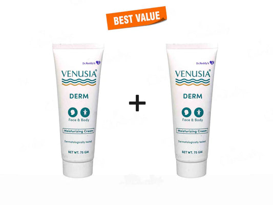 Dr Reddy Venusia Derm Moisturizing Cream 75g Pack 2