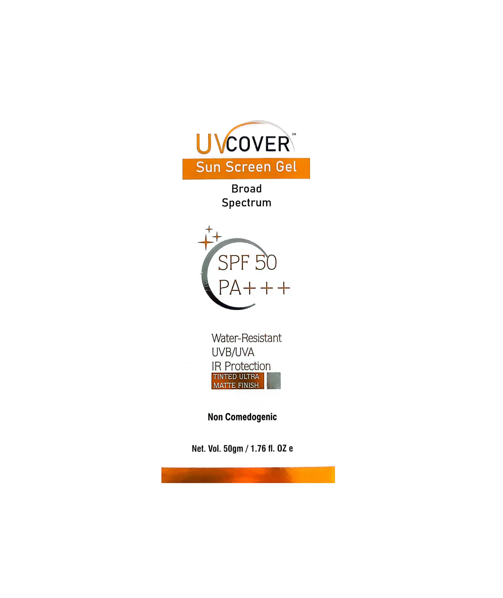 UVCOVER Sun Screen Gel Spf-50+++ 50Gm
