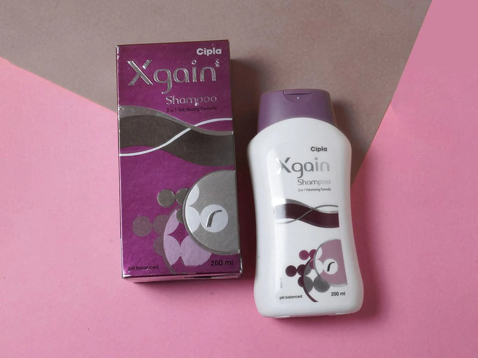 Cipla Xgain Shampoo | Nourishes & Strengthens Hair | For Hair Care 200ML