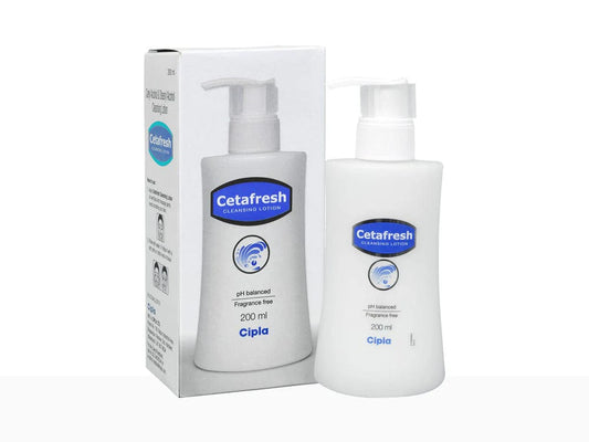 Cipla Cetafresh Cleansing Lotion | pH Balanced & Fragrance Free 200ML