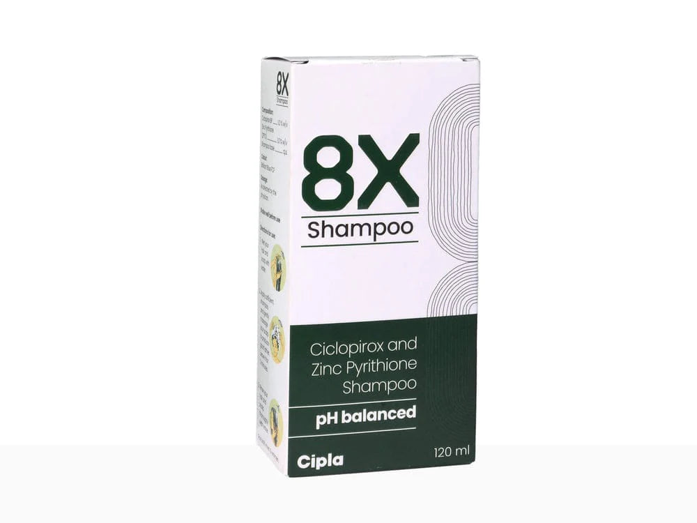 8X Shampoo 120Ml (Pack Of 2)