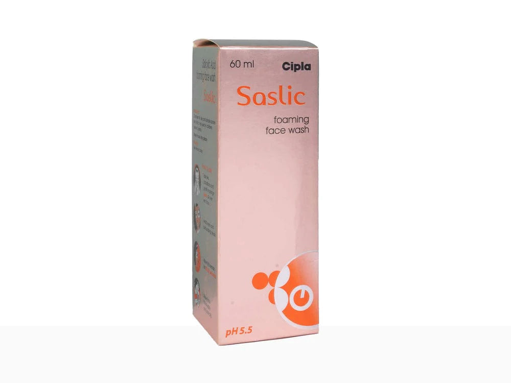 Saslic Foaming Face Wash 60Ml (Pack Of 2)