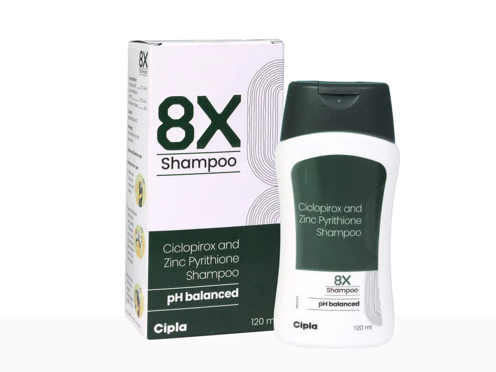 8X Shampoo 120Ml (Pack Of 2)