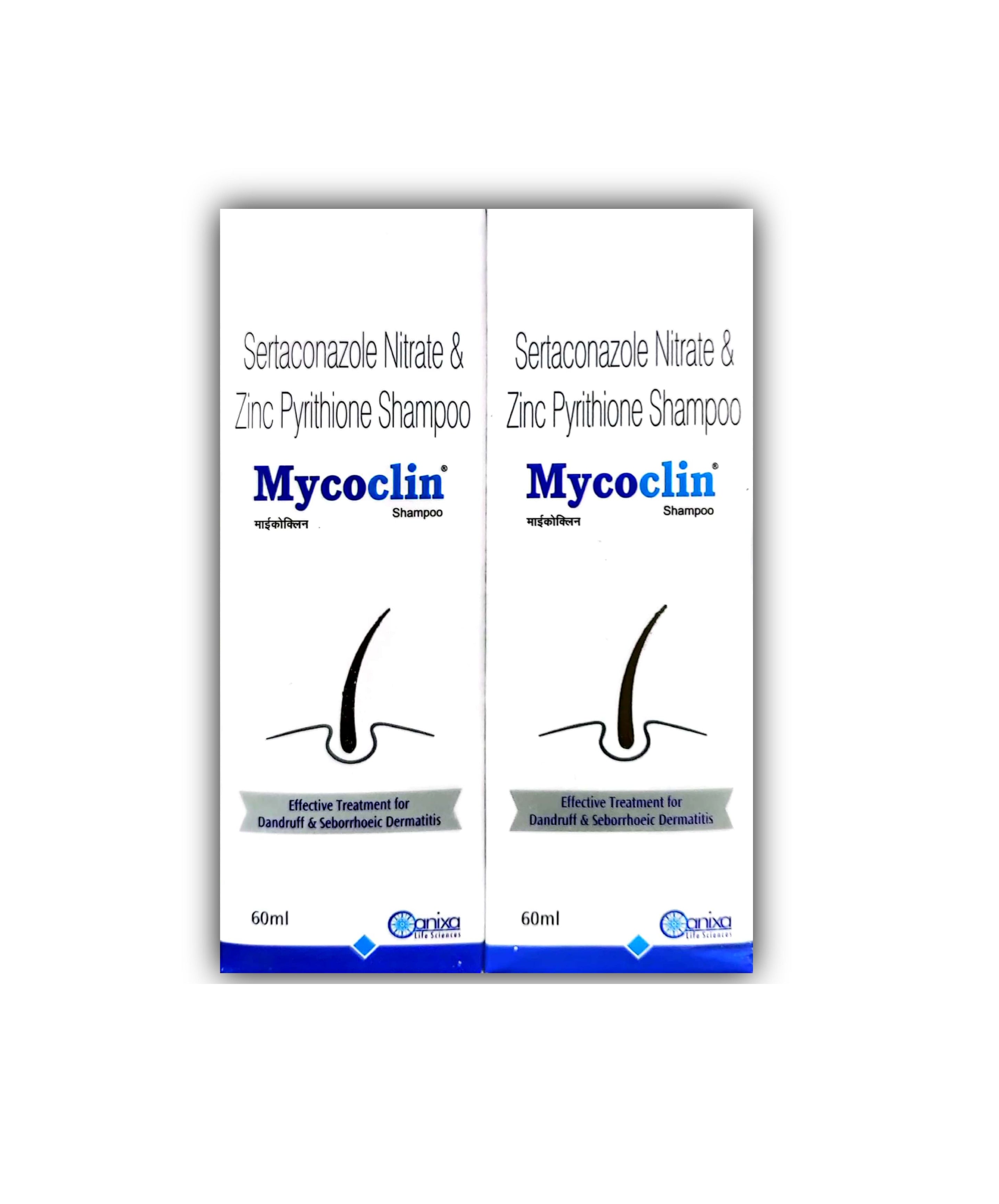 Mycoclin Shampoo 60ml (Pack of 2)
