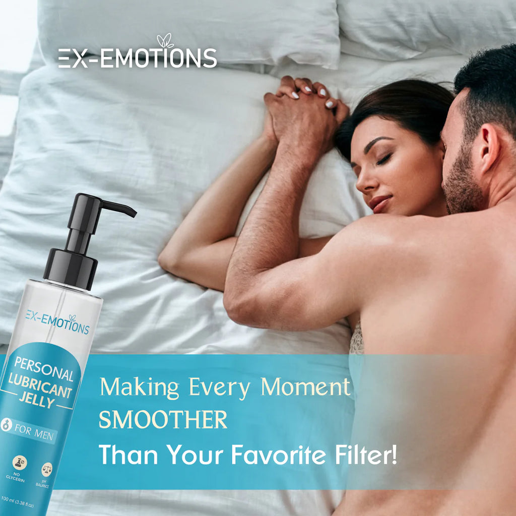 Ex-Emotions Personal Lubricant Jelly for Men – Ultimate Comfort & Pleasure 100Ml