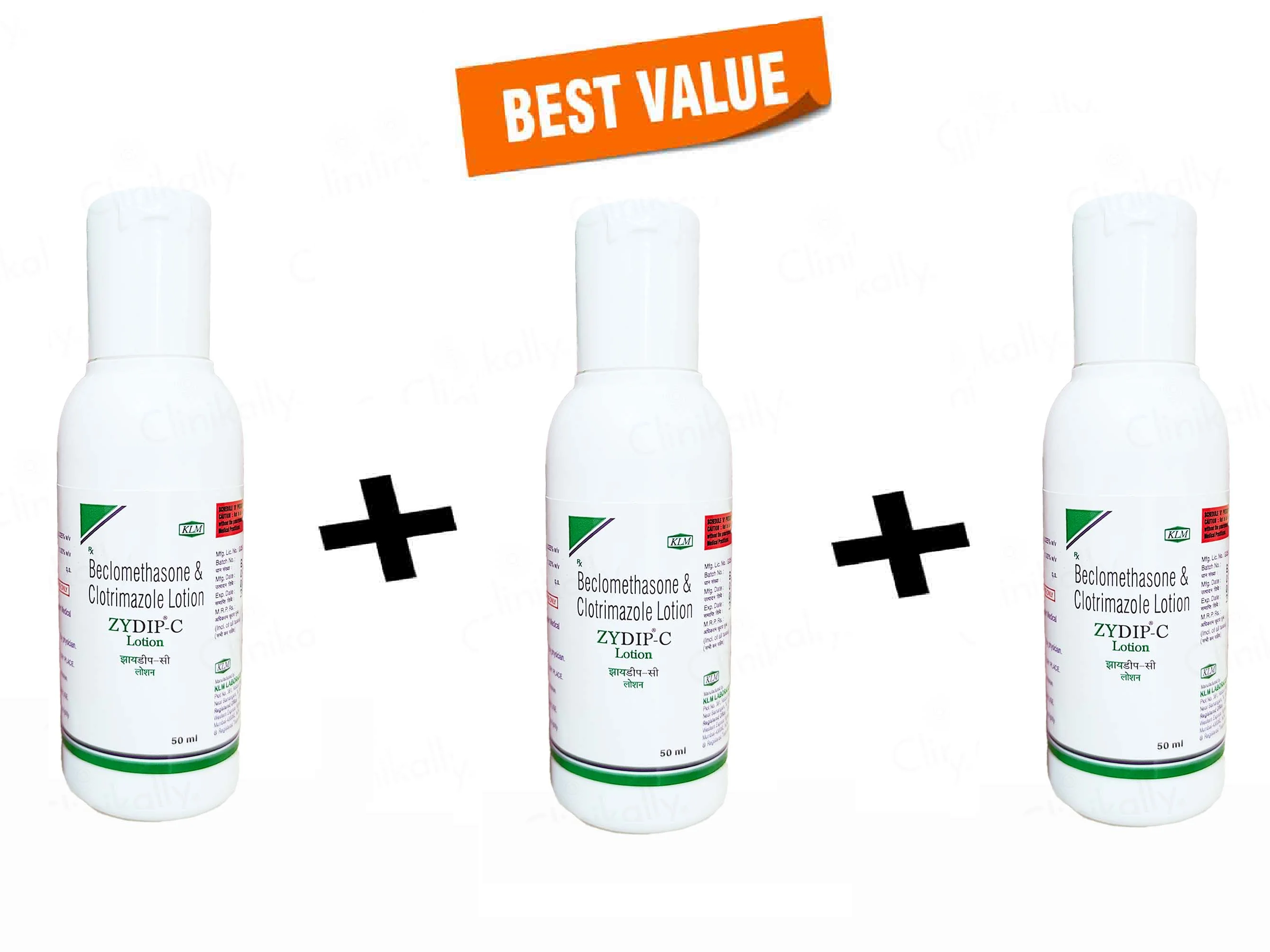 Zydip C Lotion 50Ml (Pack Of 3)