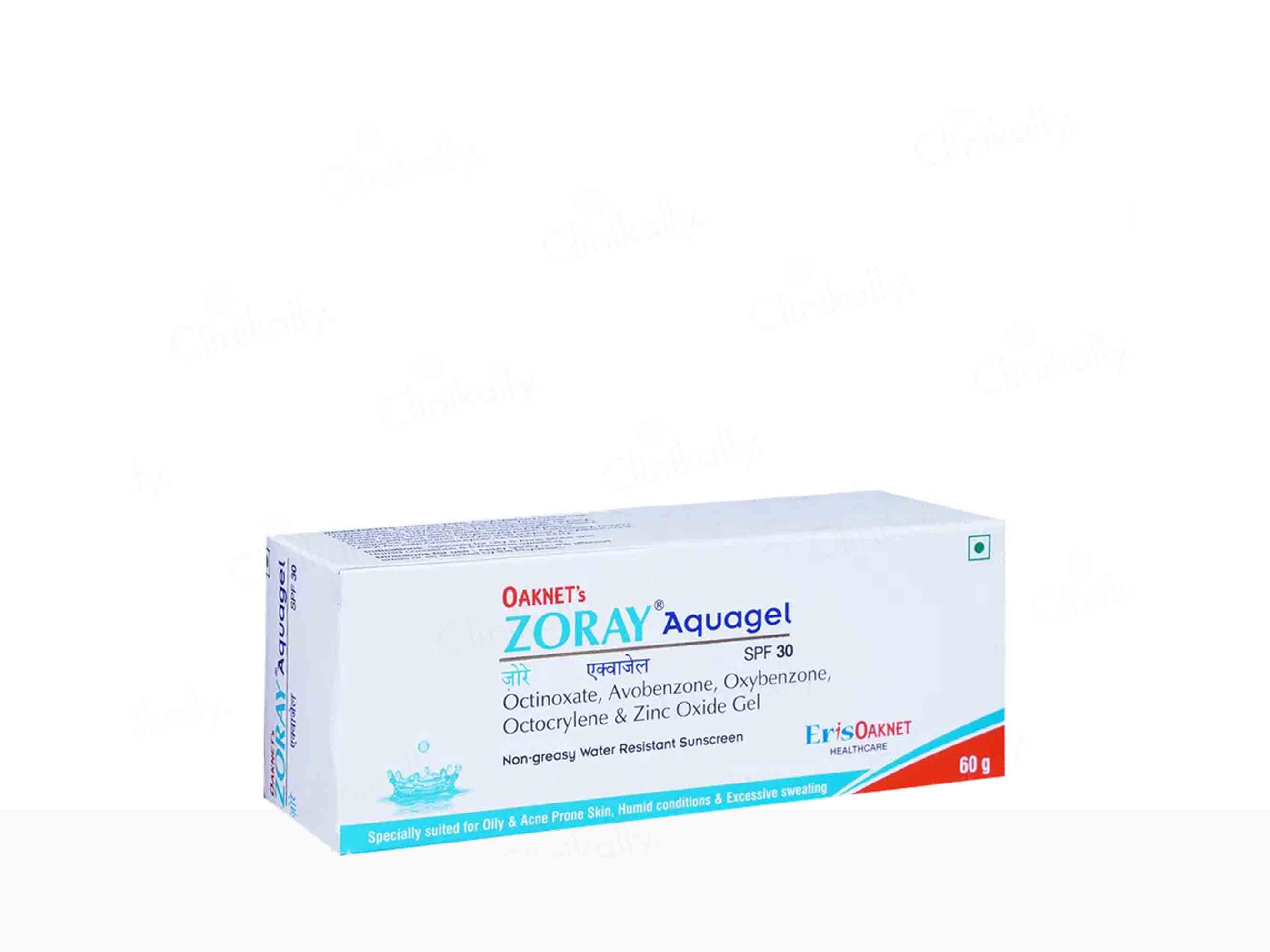 Zoray Aquagel Sunscreen SPF 30 (60Gm)