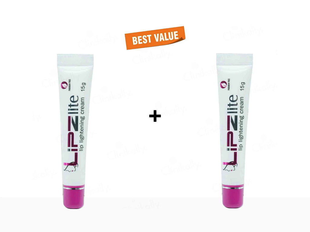 Lipzlite Lip Lightening Cream 15Gm Pack Of 2