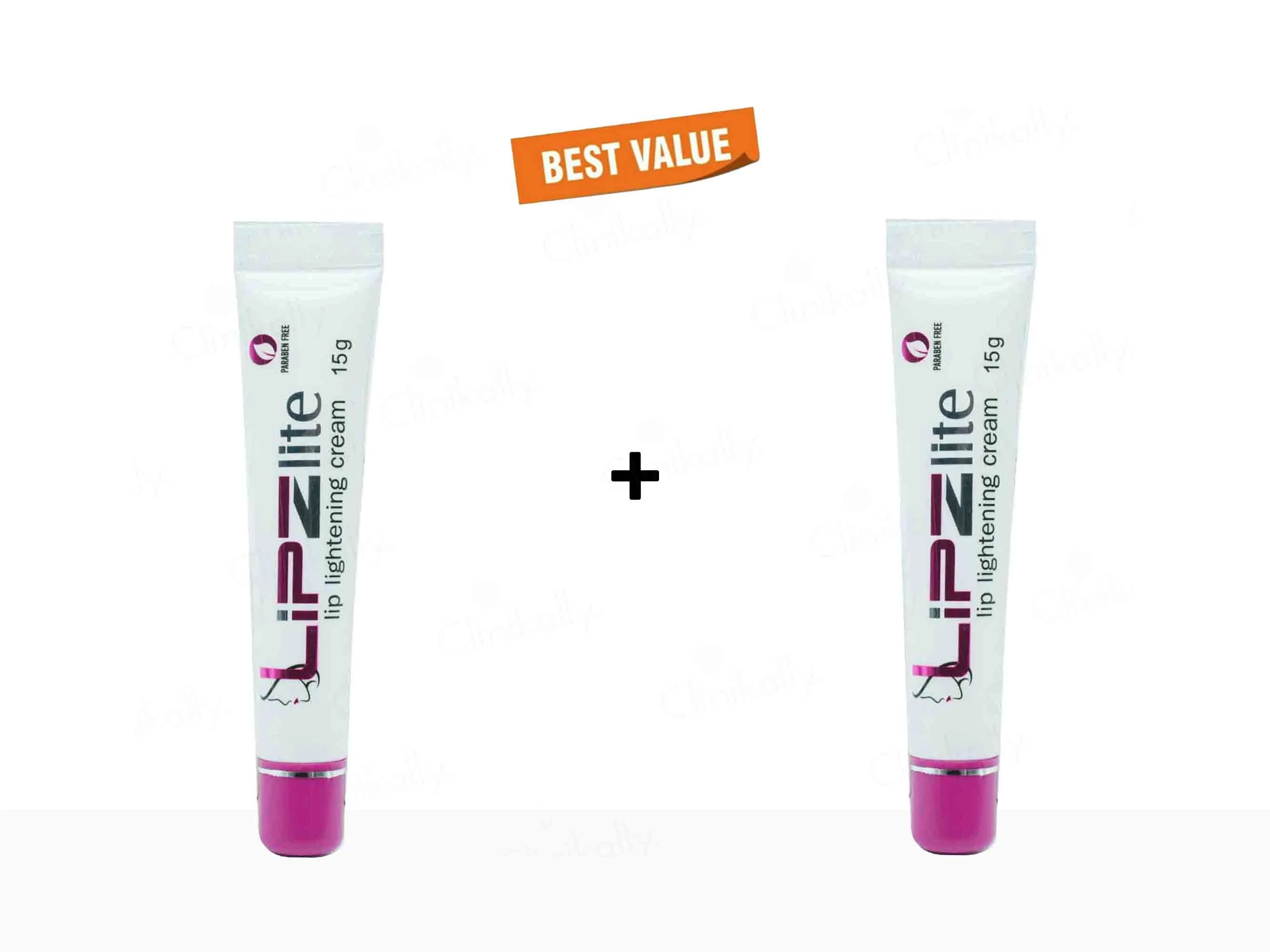 Lipzlite Lip Lightening Cream 15Gm Pack Of 2