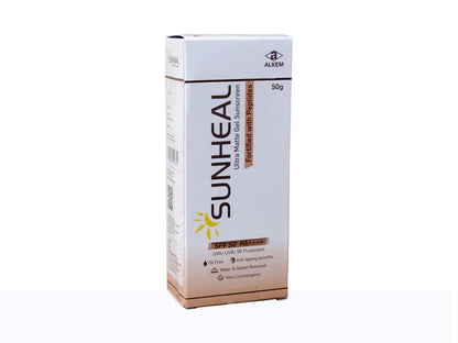 ALKEM Sunheal Ultra Matte Gel Sunscreen SPF 50++ (50gm)