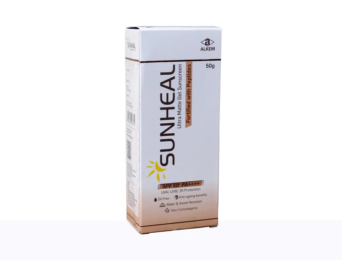 Sunheal Ultra Matte Gel Sunscreen SPF 50 PA 50Gm Pack Of 2