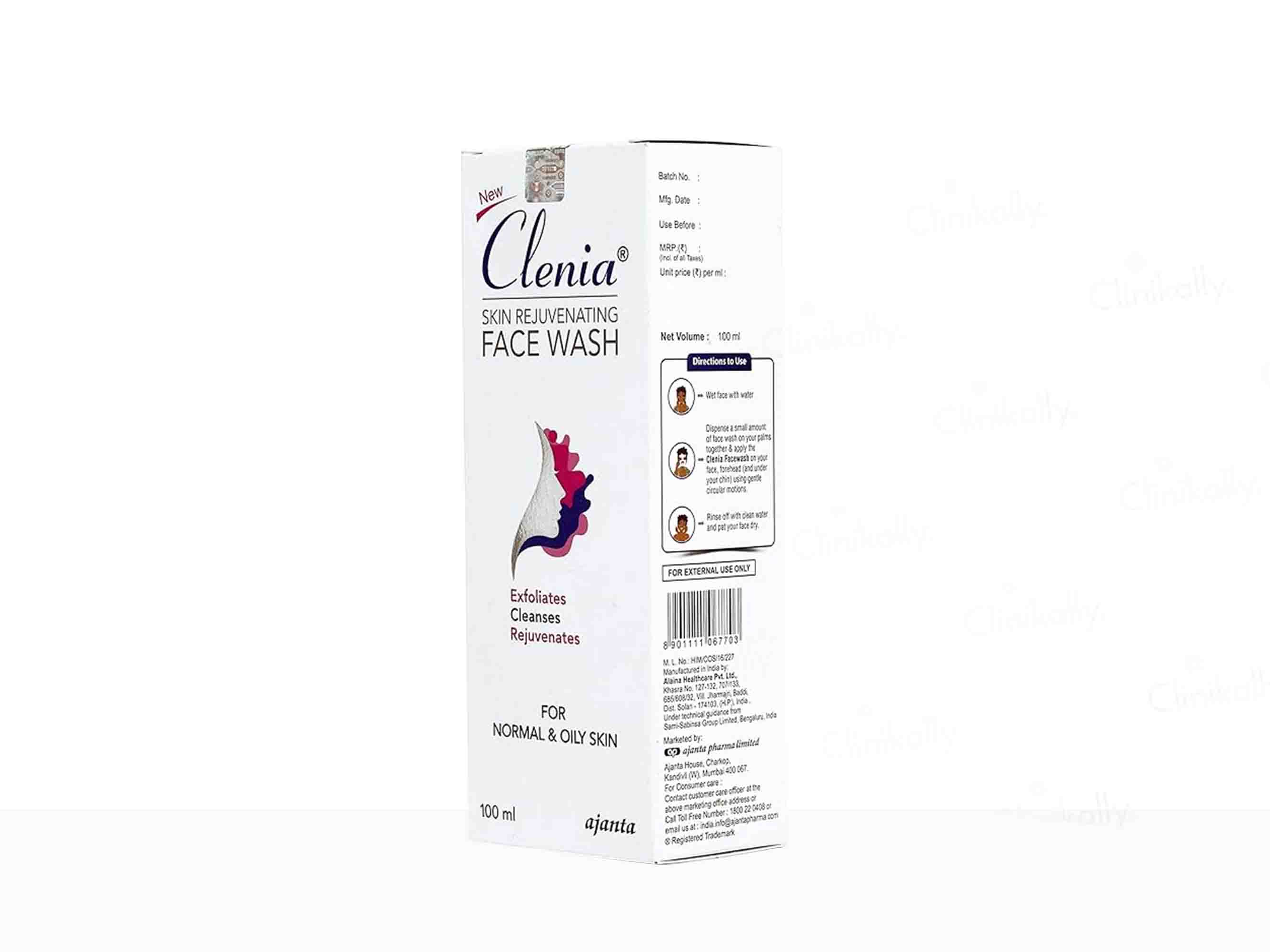 Clenia Skin Rejuvenating Face Wash (Combo) 100 ml