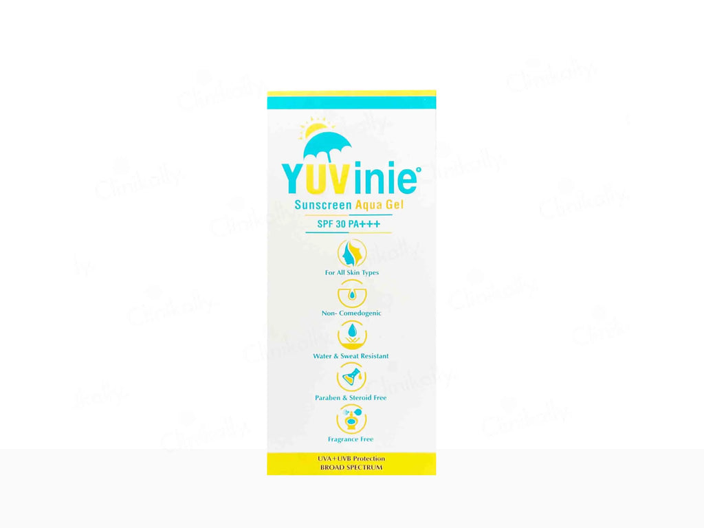 Yuvinie Sunscreen Aqua Gel 50Gm Pack 2