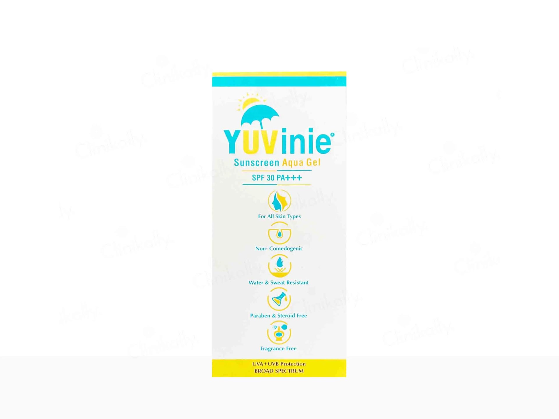 Yuvinie Sunscreen Aqua Gel 50Gm Pack 2