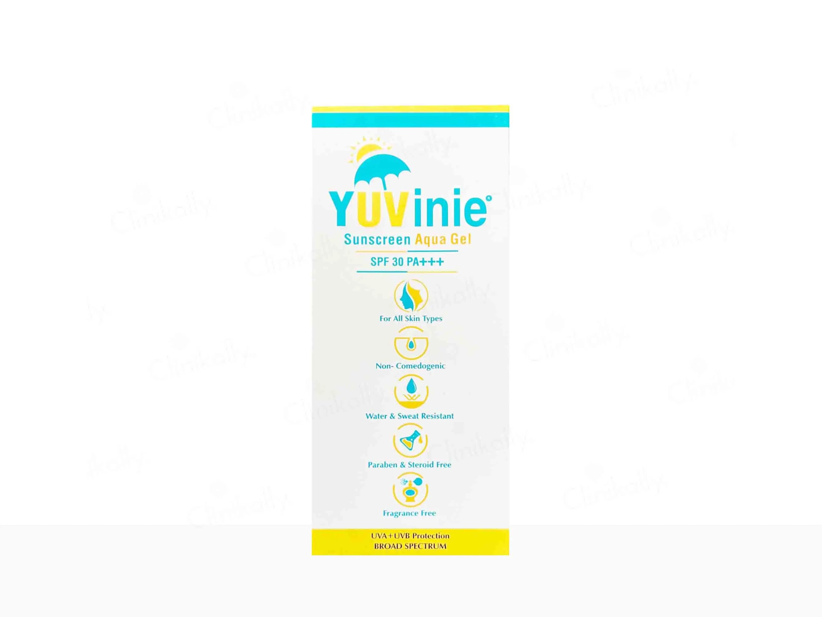 Yuvinie Sunscreen Aqua Gel 50Gm Pack 2
