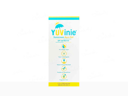 Yuvinie Sunscreen Aqua Gel 50Gm Pack 2