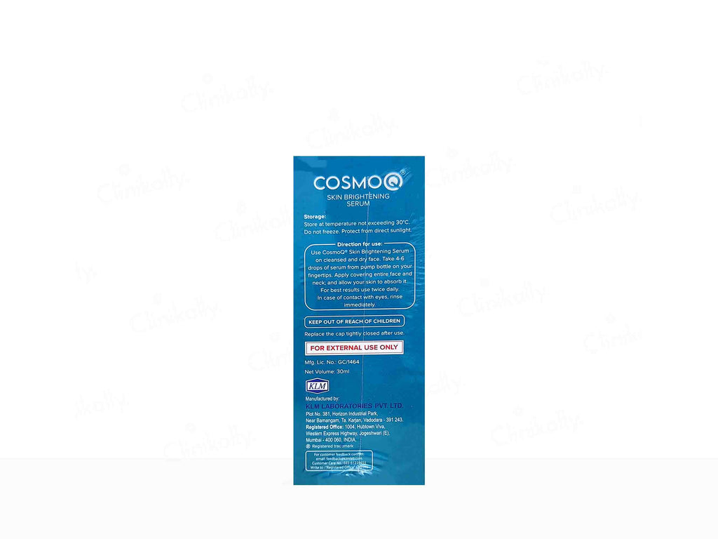 CosmoQ Skin Brightening Serum 30Ml