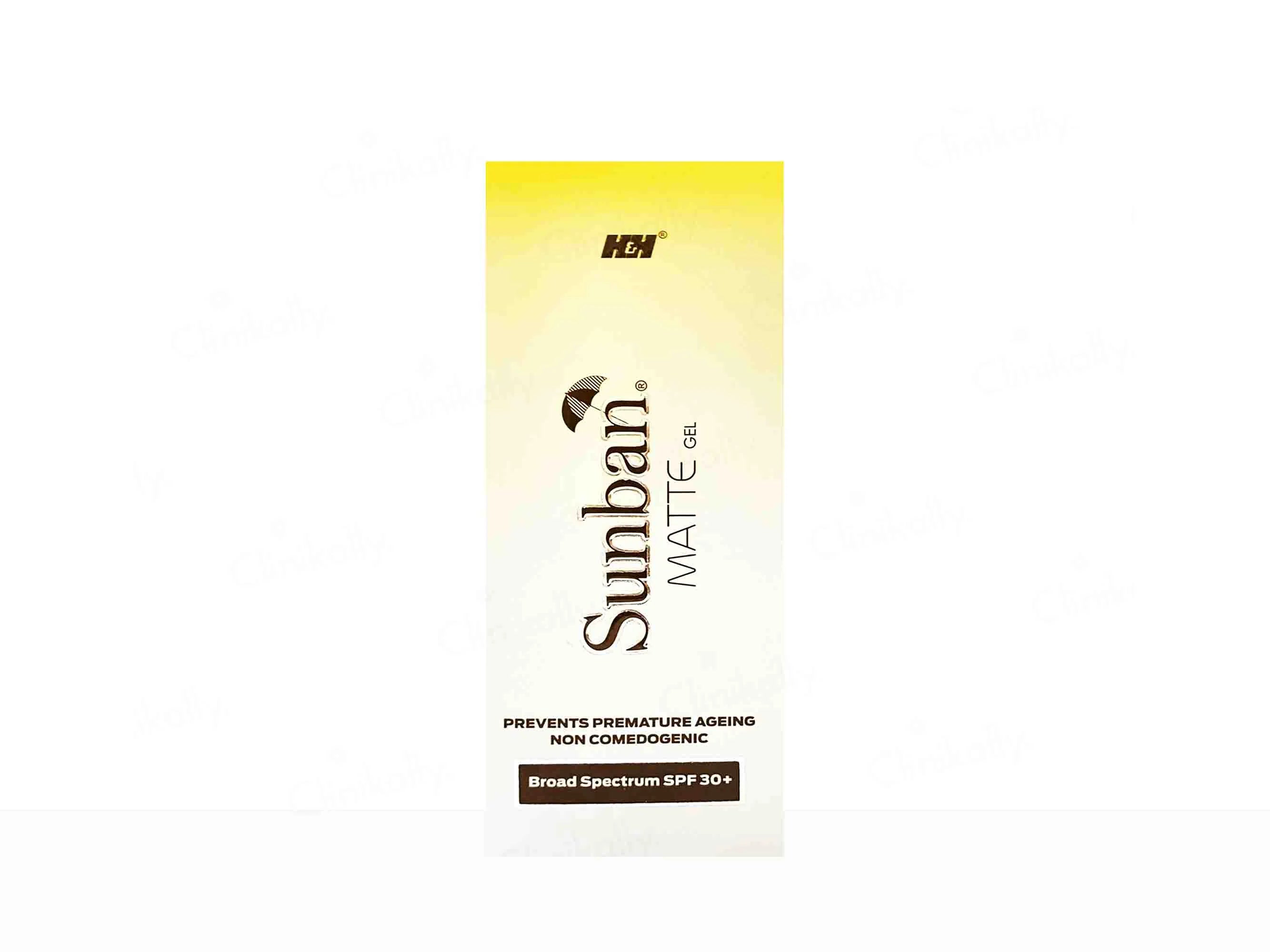 H&H Sunban Matte SPF 30 Sunscreen