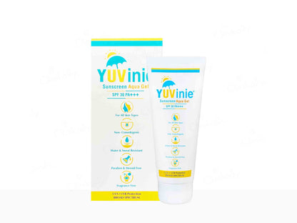 Yuvinie Sunscreen Aqua Gel 50Gm Pack 2