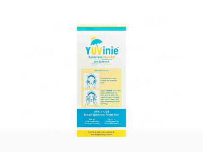 Yuvinie Sunscreen Aqua Gel 50Gm Pack 2
